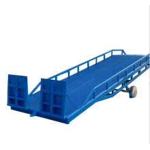 8T manual truck ramp mobile warehouse loading ramp